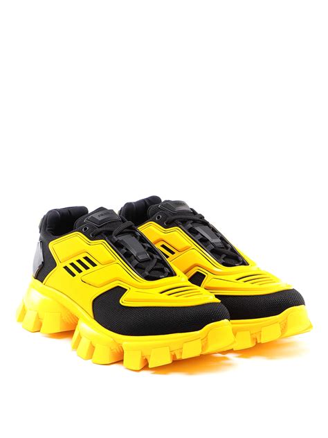 prada cloudbust thunder yellow and black|prada cloudbust thunder shoes.